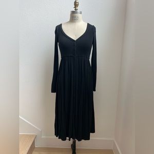 The Softest Rib Nursing Dress - Longsleeve - Hatch - Size 0